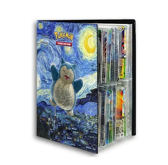 Image of SNORLAX POKÉMON VAN GOGH MUSEUM CARD ALBUM/BINDER.