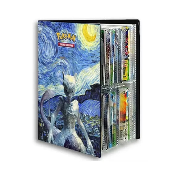 Image of MEWTWO POKÉMON VAN GOGH MUSEUM CARD ALBUM/BINDER.