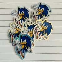 Holographic Sonic The Hedgehog Sticker