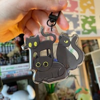 LES 3 CHATS - PORTE-CLEF