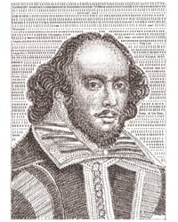 Image 1 of PRE ORDER William Shakespeare Limited Edition of 200 Hand Signed Print