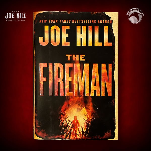 Image of JOE HILL CHARITY 2024 EVENT 4: SIGNED/DOODLED The Fireman HC - 1 left!