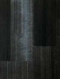 Image 4 of silk collage on panel (blue)