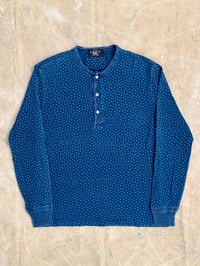 Image 2 of RRL INDIGO CALICO STARS HENLEY