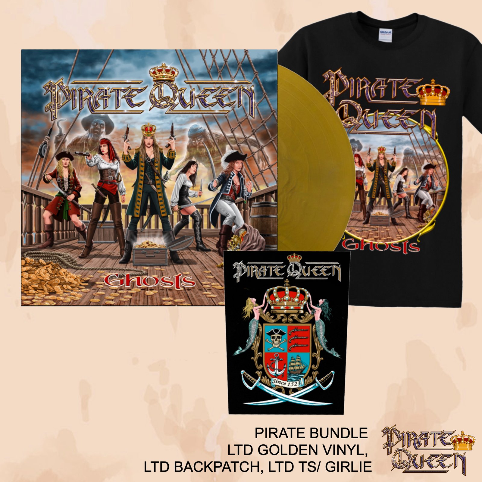 Pirate Queen - Ghosts (Limited Pirate Bundle) / Despotz Records