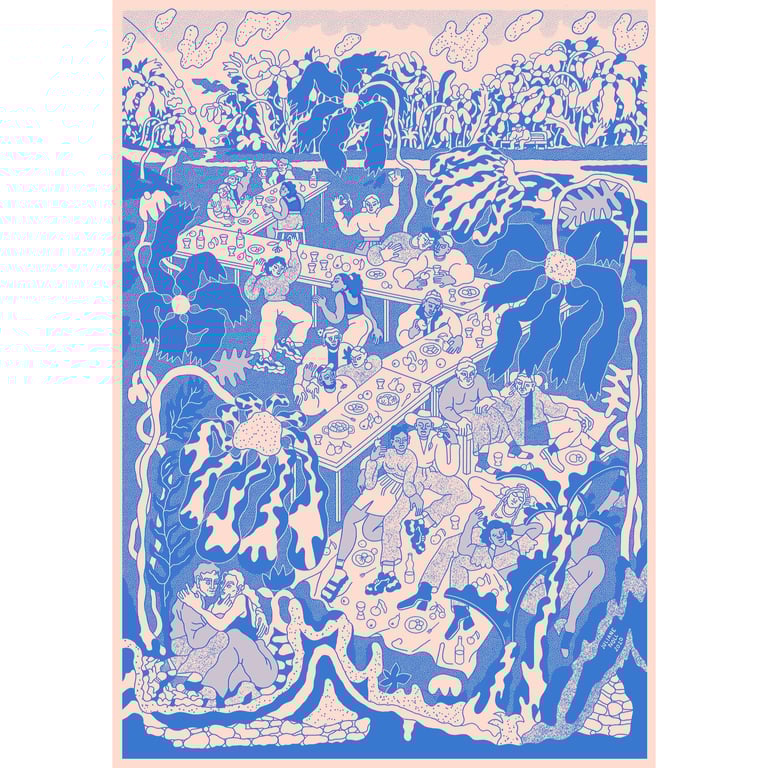 A2 "Picknick" Silkscreen print 