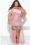 Pink Sequins Special Ocassion Dress