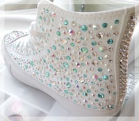 Image 3 of Crystal Covered Converse All Star Hi Top 