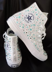 Image 4 of Crystal Covered Converse All Star Hi Top
