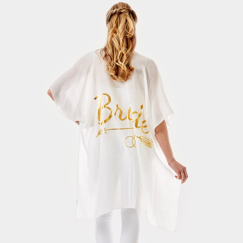 Image of Bride Poncho