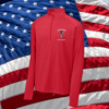 Red 1/4 Zip