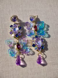 Lilac Butterfly Earrings