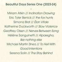 Beautiful Days 23-24 Subscription
