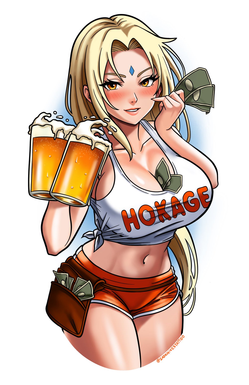 Tsunade “Hooter” Sticker