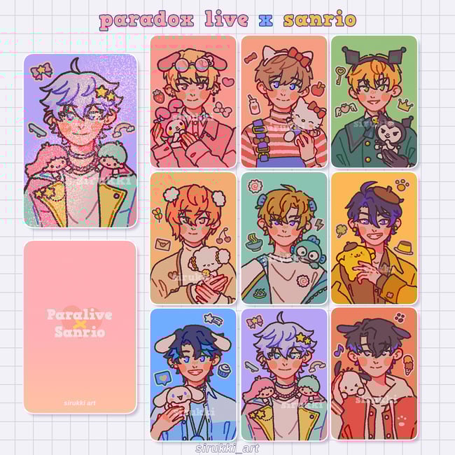 Paralive x Sanrio photocards