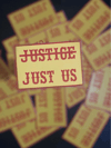 Just Us Brother Only Stickers