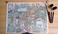 Map of Barovia (Extra Large)