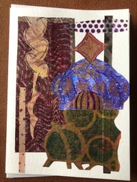 Image 3 of 4 Handmade Art Collage Greeting Cards STUNNING 