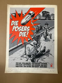 Image 1 of Die Posers Die Skate Poster SIGNED!!!