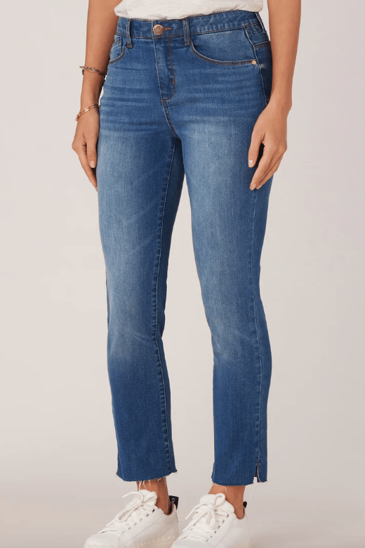 Image of "Ab"solution High Rise Raw Hem Vintage Skinny Jean 