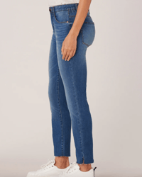 Image 3 of "Ab"solution High Rise Raw Hem Vintage Skinny Jean 