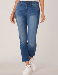 Image 4 of "Ab"solution High Rise Raw Hem Vintage Skinny Jean 