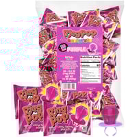Ring Pop Colorfest Purple Very Berry Easter Candy - 30 Count Bulk Lollipop Pack - Individually Wrapp
