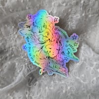 Image 2 of Head in the clouds sticker