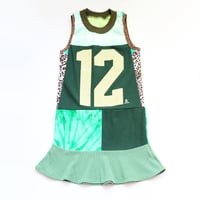 Image 1 of greens dyed TWELVE SIZE 14 12 12TH TWELFTH BIRTHDAY PARTY BDAY tank courtneycourtney dress yay