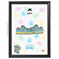 Image 2 of Sneaker Poster Dunk Low SB x Verdy “Visty” Hypebeast Print