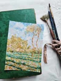 Image 2 of Springtime Landscape, Giverny, Monet -Original Master Copy