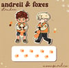 andrew & neil | standee