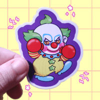 Image 2 of KILLER KLOWN STICKERS