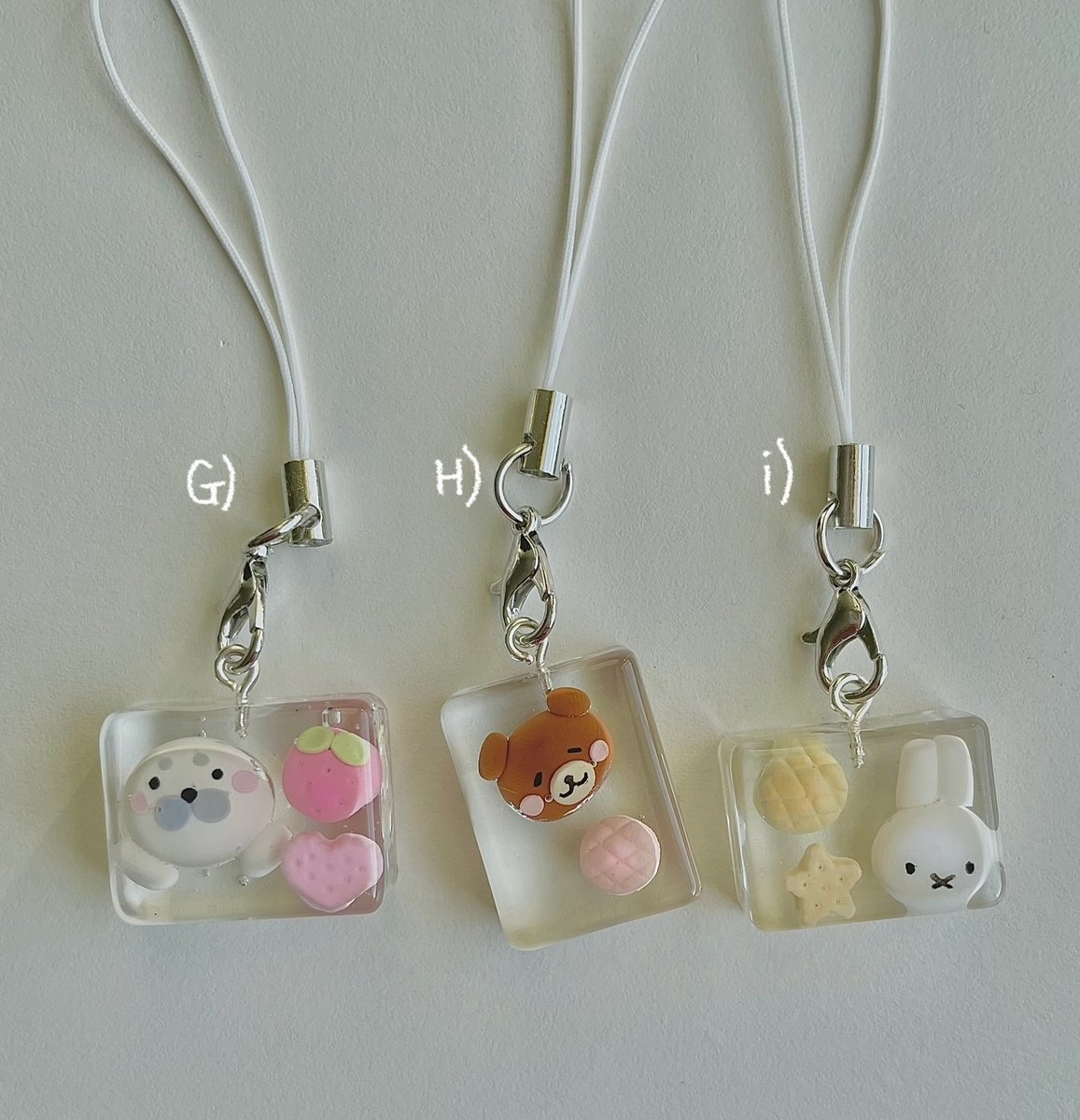 小物 kohjiya 3 TYPES OF CHARMS wholesale-cubic-zirconia-