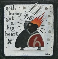 Goth Bunny Got A Big Heart