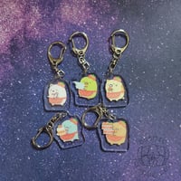 Sumikko Gurashi Strawberry Fair Acrylic Keychain
