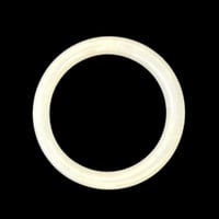 Image 2 of White Genuine Jade Bangle Size M