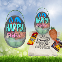 Easter Egg basket With name 