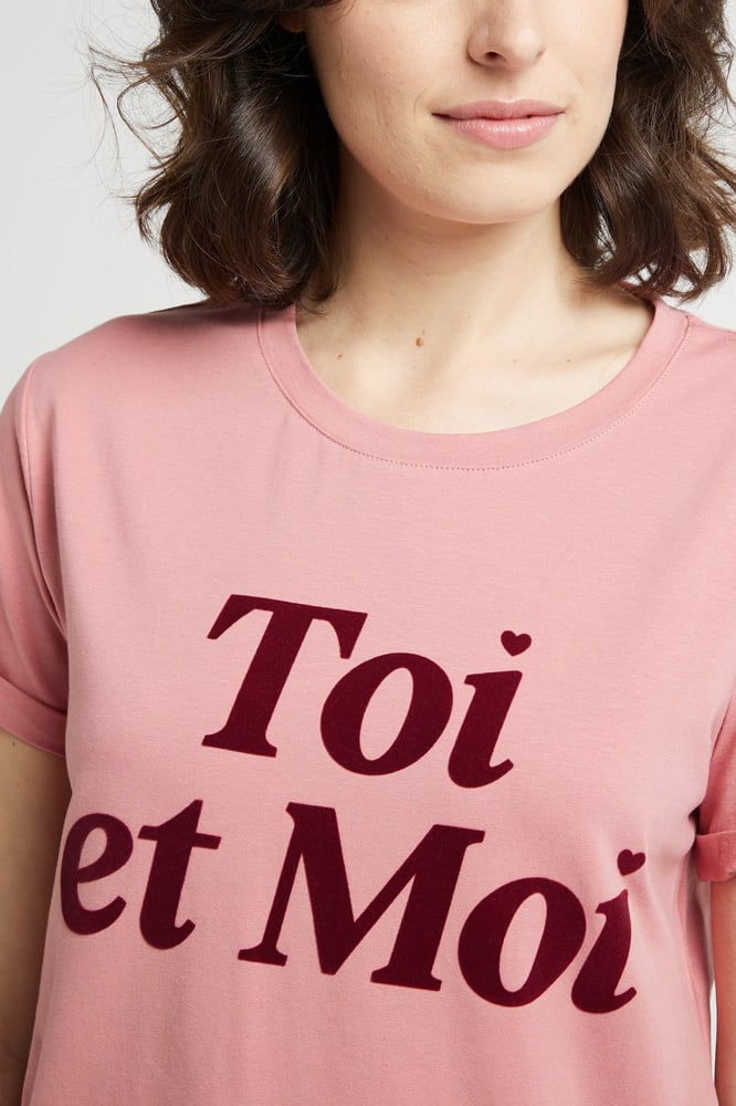 Image of Camiseta Idylle Rosa
