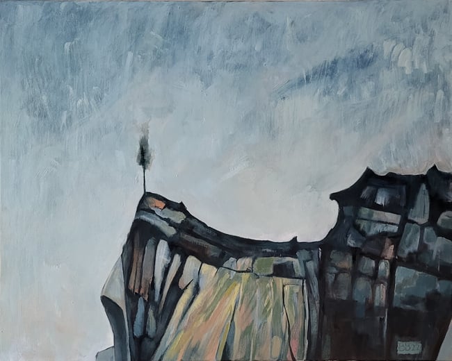 Lone Tree Above Burbage Rocks