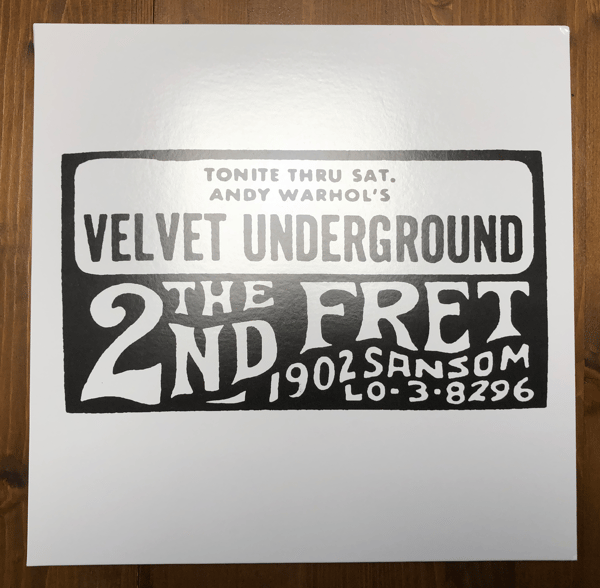 Image of THE VELVET UNDERGROUND - "Live at The 2nd Fret" LP