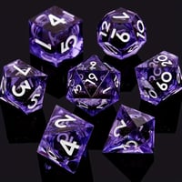 Image 3 of Quicksand Resin Polyhedral Dice DND Dice Set