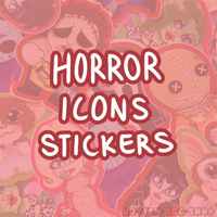 Image 1 of HORROR ICONS STICKERS