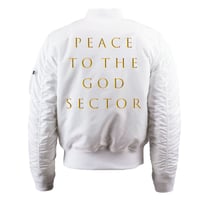 Image 4 of Peace to the God Sector | Embroidered Bomber Jacket | Limited Availability