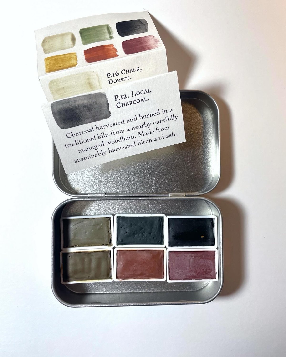 Image of Handmade Earth Pigment Watercolours (Large)