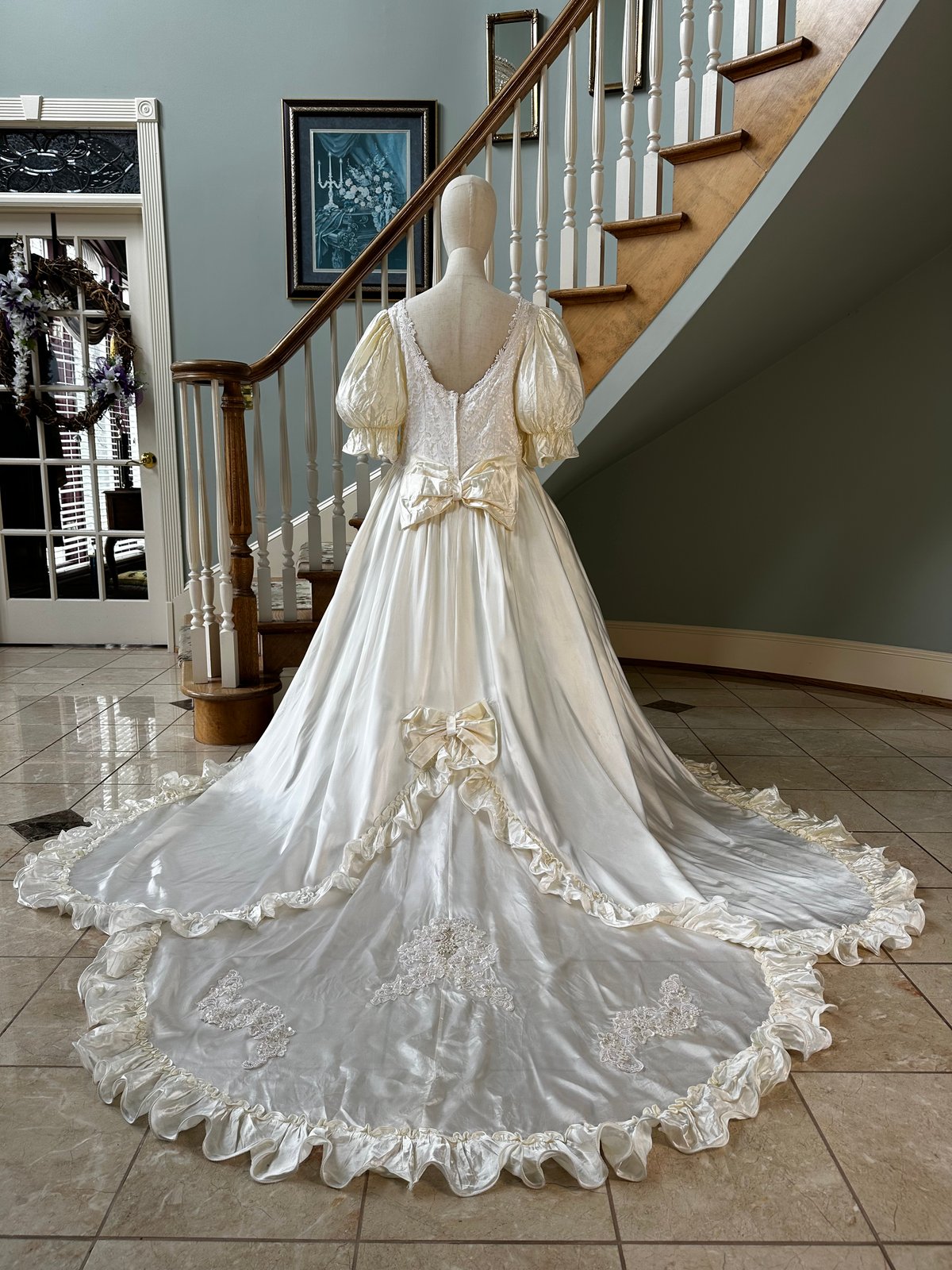 1980s Wedding Dress Estelle Amore