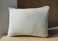 Image 4 of WELSH ROSE WOVEN WOOL CUSHION- RECTANGLE
