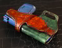 Image 4 of Sig 365XL Green, Black, and Brown camo avenger style holster.