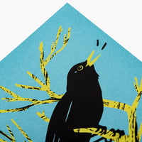 Image 2 of Spring Blackbird card