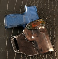 Image 2 of Sig 365 XL Urban Sands camo and Rat dyed camo avenger style holster.